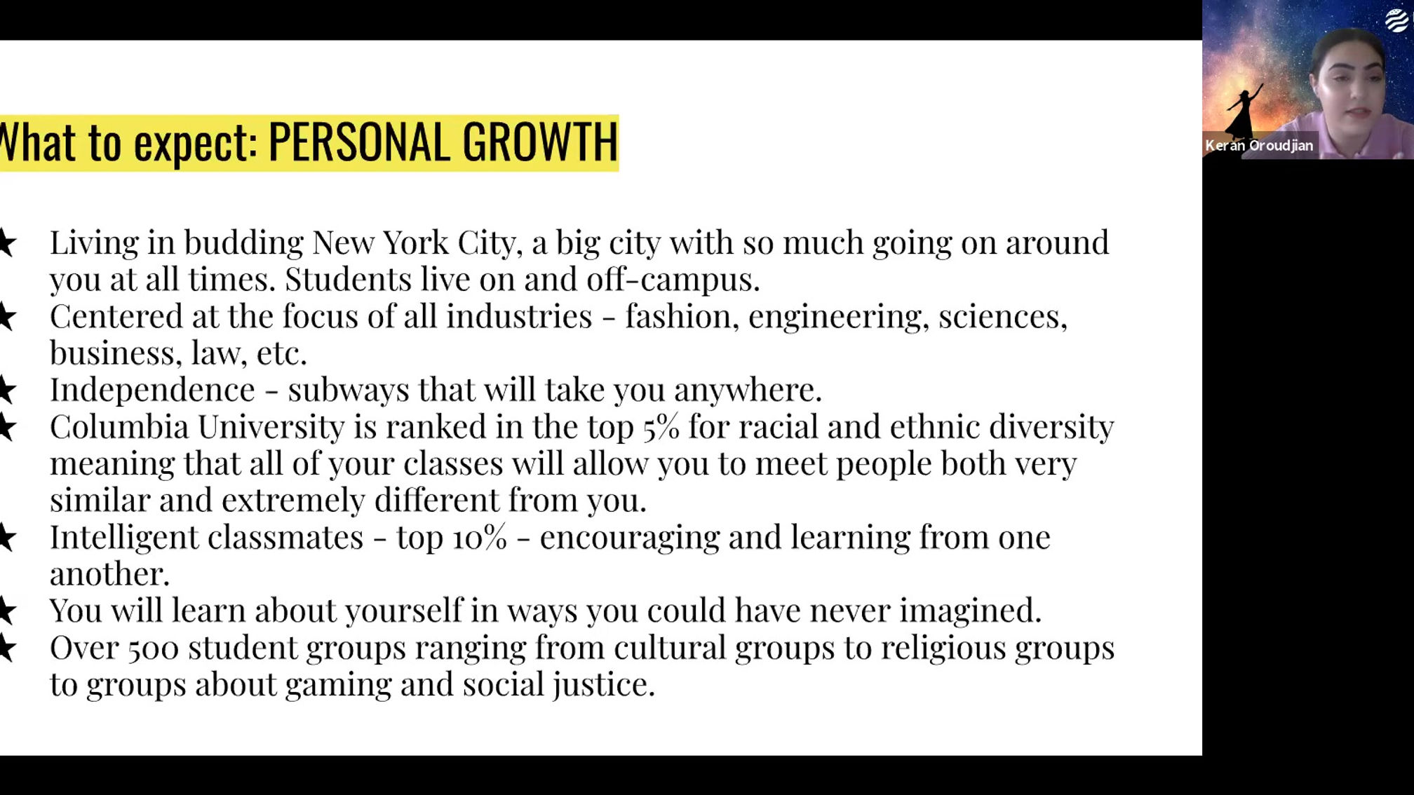 College Exploration I: Columbia University